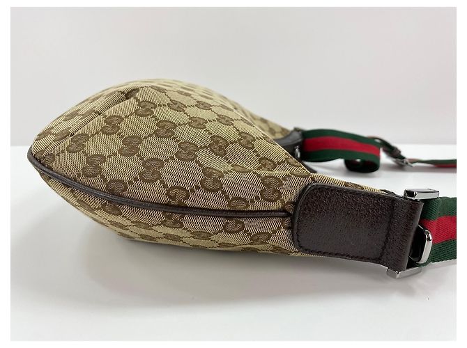 Borsa a Spalla Gucci Sherry Line Marrone - vista 4