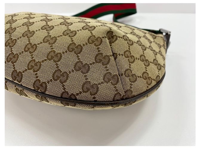 Borsa a Spalla Gucci Sherry Line Marrone - vista 7
