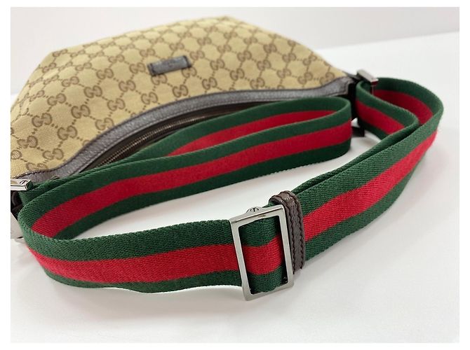 Borsa a Spalla Gucci Sherry Line Marrone - vista 9