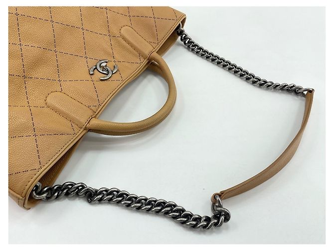 Borsa Tote 2-Way Chanel in Beige - vista 10
