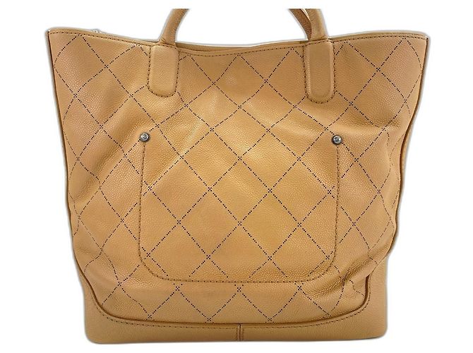 Borsa Tote 2-Way Chanel in Beige - vista 3