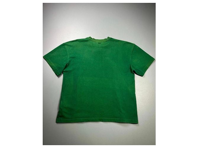 T-shirt AMI Paris Ami de Coeur verde - vista 2