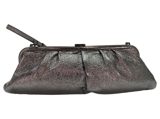 Borsa a Spalla Balenciaga Cloud XL - Silver Argento - vista 2