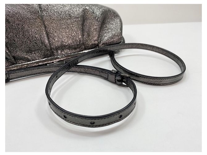 Borsa a Spalla Balenciaga Cloud XL - Silver Argento - vista 9