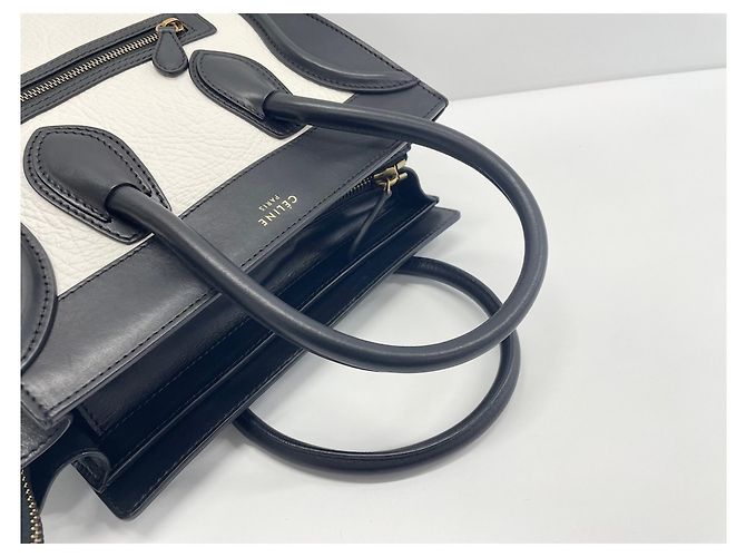 Céline Celine Luggage Micro Handtasche - Black Schwarz - Ansicht 10