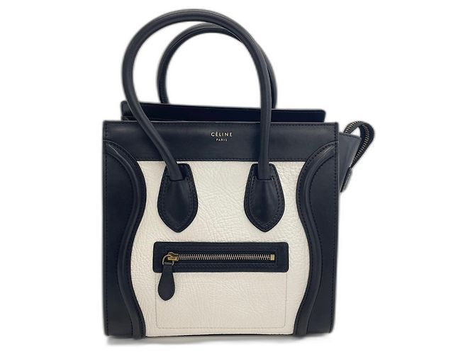 Céline Celine Luggage Micro Handtasche - Black Schwarz - Ansicht 2