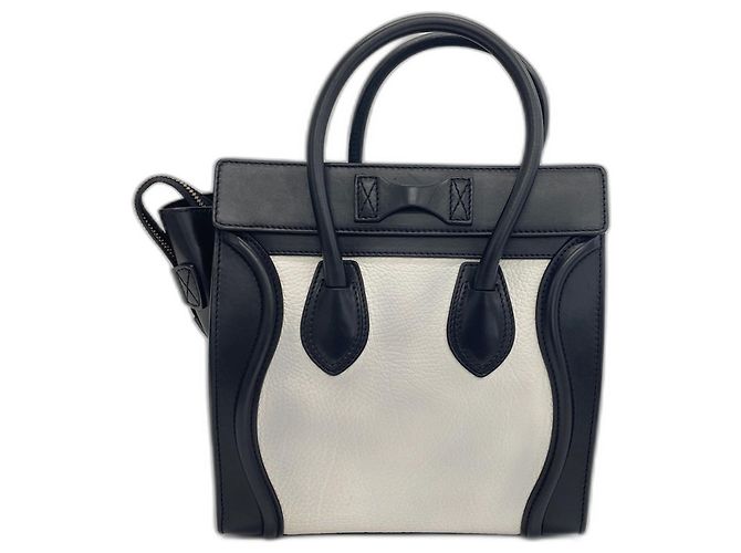 Céline Celine Luggage Micro Handtasche - Black Schwarz - Ansicht 3