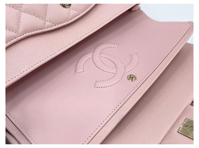 Borsa a Spalla Chanel Matelassé Rosa - vista 11