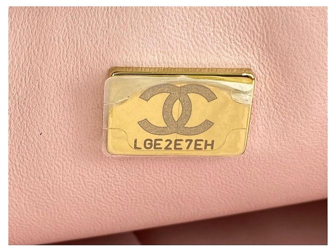 Borsa a Spalla Chanel Matelassé Rosa - vista 13