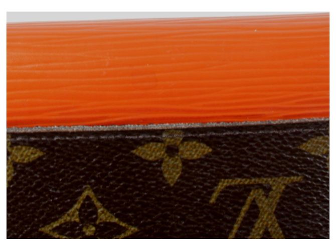 Cartera Louis Vuitton Portefeuille Marly Tri-fold Wallet Castaño Naranja Monograma - vista 4