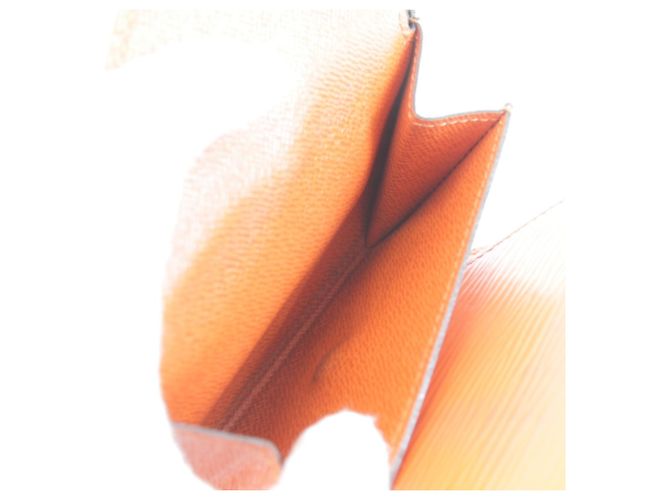 Cartera Louis Vuitton Portefeuille Marly Tri-fold Wallet Castaño Naranja Monograma - vista 8