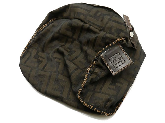 Pochette Fendi Zucca Caqui - vista 10