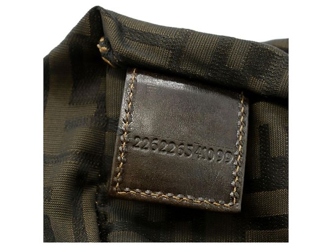 Pochette Fendi Zucca Caqui - vista 12