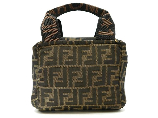 Pochette Fendi Zucca Caqui - vista 2