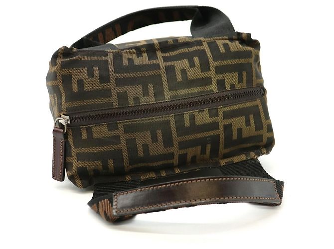 Pochette Fendi Zucca Caqui - vista 7