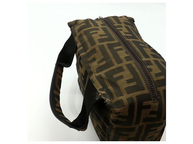 Pochette Fendi Zucca Caqui - vista 8