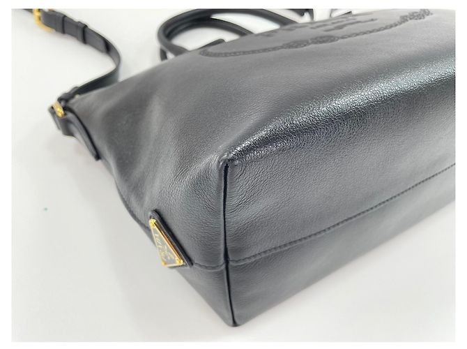 Prada Handtasche 2-Way Schwarz - Ansicht 8