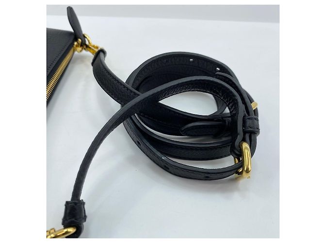Prada Vitello Phoenix Schultertasche Schwarz - Ansicht 10