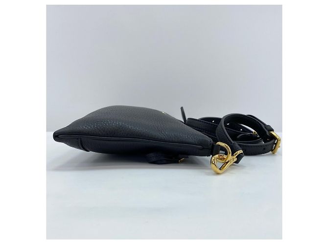Prada Vitello Phoenix Schultertasche Schwarz - Ansicht 5