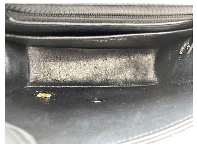 Borsa a Spalla Chanel Mini Matelassé Nero - vista 12
