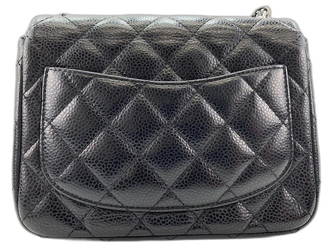 Borsa a Spalla Chanel Mini Matelassé Nero - vista 2
