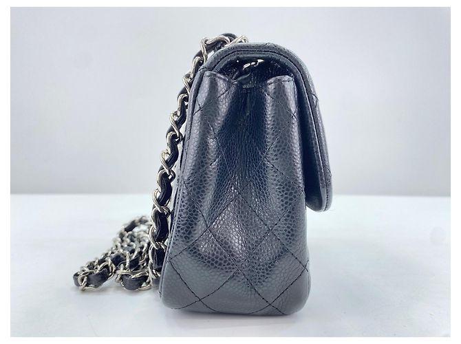 Borsa a Spalla Chanel Mini Matelassé Nero - vista 5