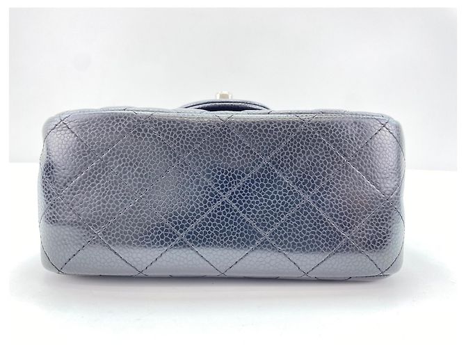 Borsa a Spalla Chanel Mini Matelassé Nero - vista 6