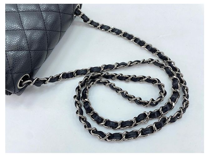 Borsa a Spalla Chanel Mini Matelassé Nero - vista 9