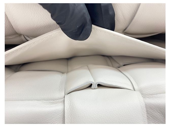 Borsa a mano 2-Way Cassette Bottega Veneta Bianco - vista 12