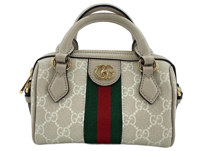 Borsa 2-Way Gucci Sherry Line in beige - vista 2