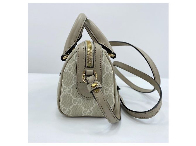 Borsa 2-Way Gucci Sherry Line in beige - vista 5