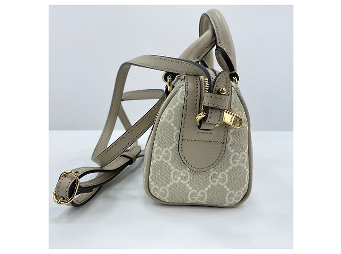 Borsa 2-Way Gucci Sherry Line in beige - vista 6