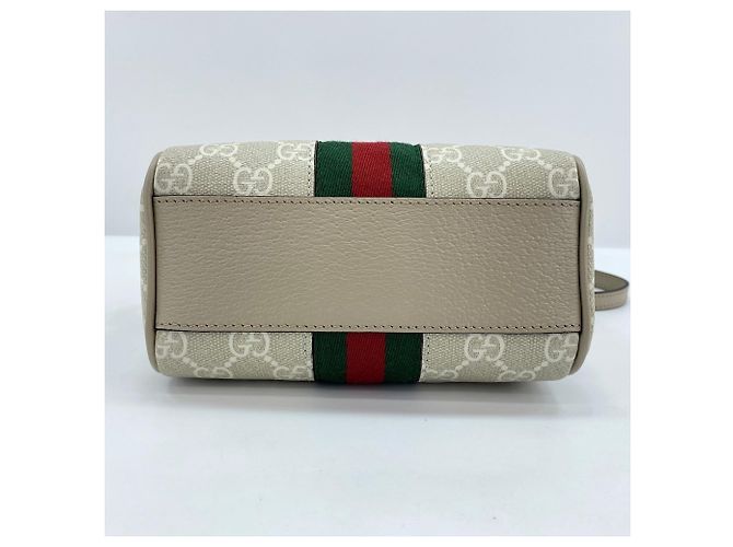 Borsa 2-Way Gucci Sherry Line in beige - vista 7