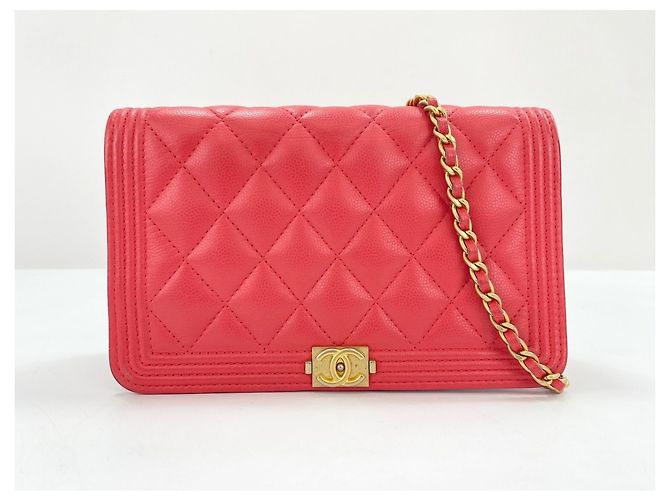 Borsa a tracolla Chanel Boy Rosa - vista 11