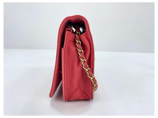 Borsa a tracolla Chanel Boy Rosa - vista 4