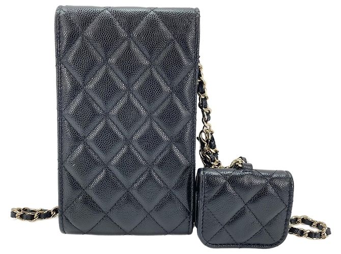 Borsa a Spalla Chanel Matelassé Nero - vista 2
