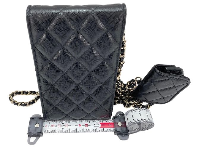 Borsa a Spalla Chanel Matelassé Nero - vista 3