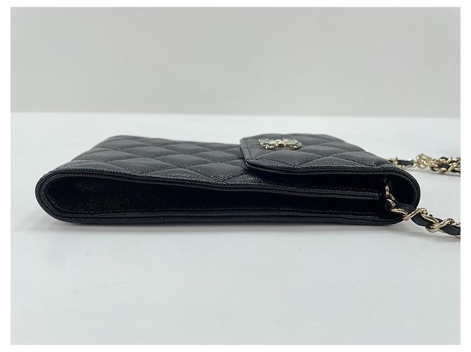Borsa a Spalla Chanel Matelassé Nero - vista 6