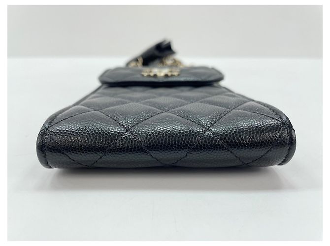 Borsa a Spalla Chanel Matelassé Nero - vista 7
