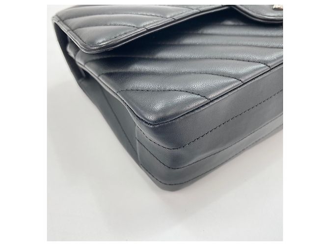 Borsa a tracolla Chanel Matelassé nera Nero - vista 9