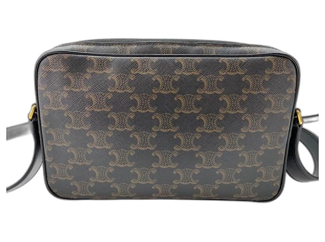 Céline Borsa a tracolla Celine Messenger Medium Marrone - vista 2