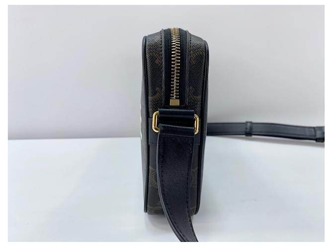 Céline Borsa a tracolla Celine Messenger Medium Marrone - vista 3
