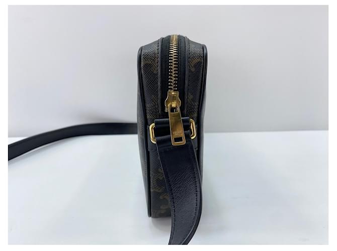 Céline Borsa a tracolla Celine Messenger Medium Marrone - vista 4