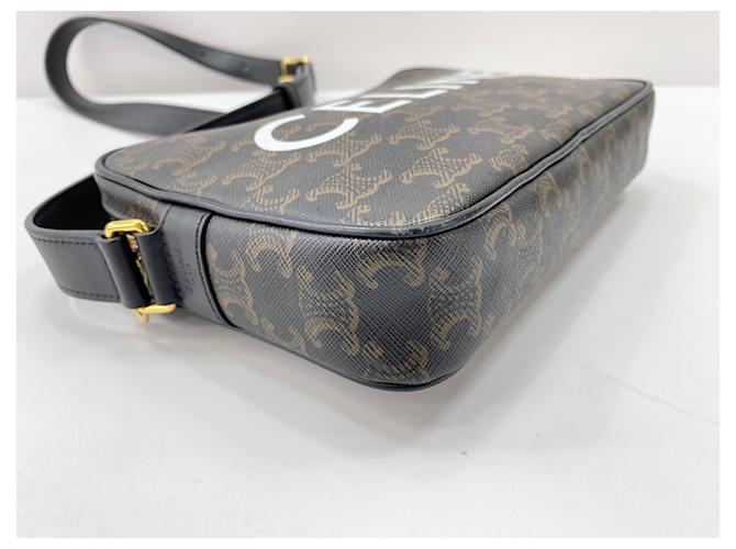 Céline Borsa a tracolla Celine Messenger Medium Marrone - vista 6