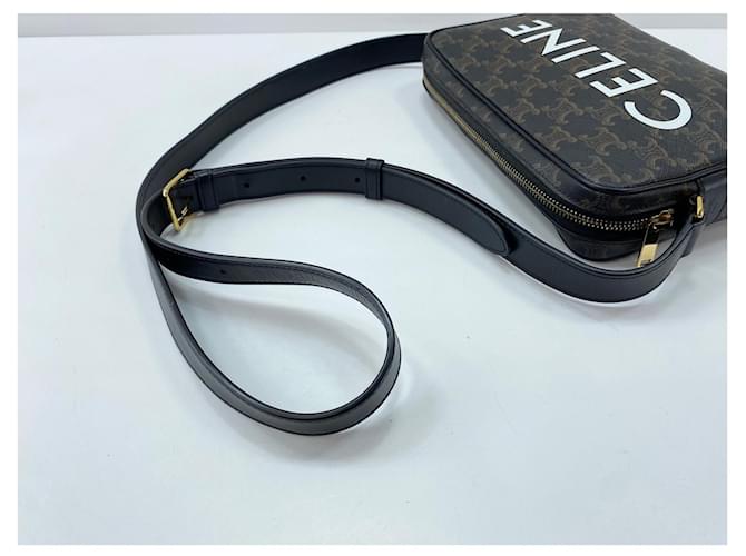 Céline Borsa a tracolla Celine Messenger Medium Marrone - vista 8
