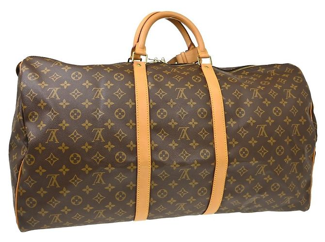 Louis Vuitton Keepall Monogram Canvas 60 Marrone - vista 2