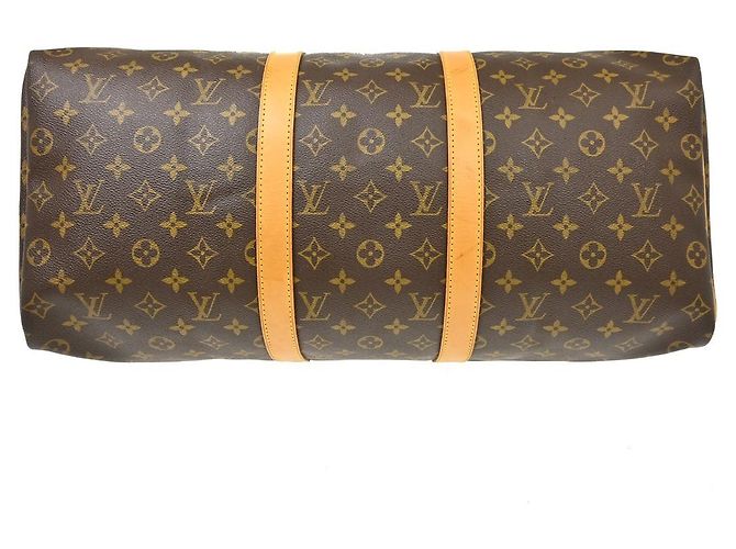 Louis Vuitton Keepall Monogram Canvas 50 Marrone - vista 7