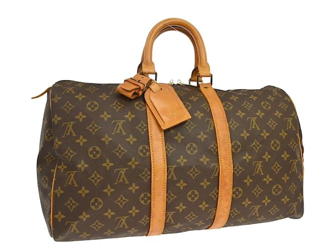 Louis Vuitton Keepall Monogram Canvas 45 Marrone - vista 2