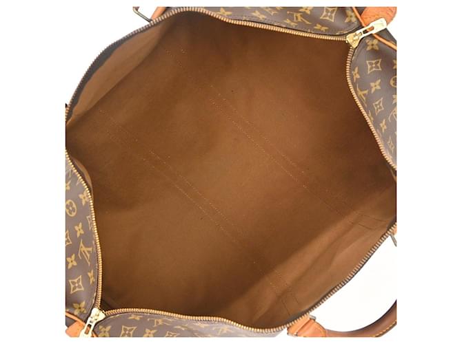 Louis Vuitton Keepall Monogram Canvas 60 Marrone - vista 3