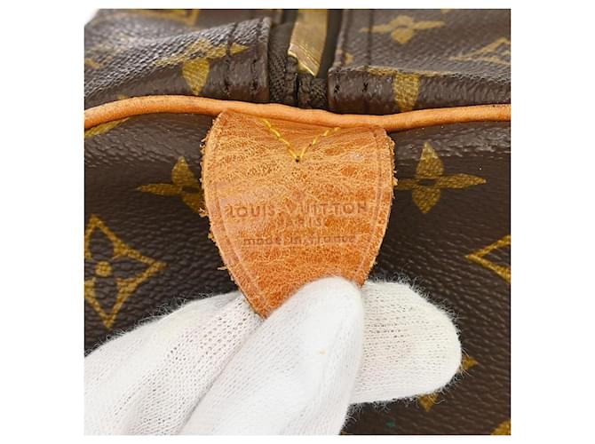Louis Vuitton Keepall Monogram Canvas 60 Marrone - vista 4